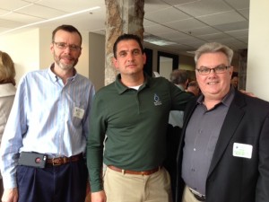 Steve Payer, Gregory McPartlin, Thomas Gallagher at Parjana Green Earth Day Celebration